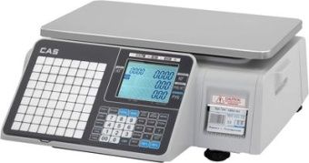 Весы торговые Cas CL3000J-15B (TCP-IP) с печатью этикеток (80мм) без стойки – купить в Ижевске по цене завода