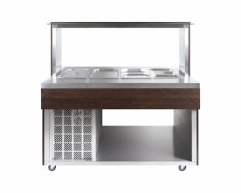Салат-бар холодильный Luxstahl СБ-1500 – купить по цене завода