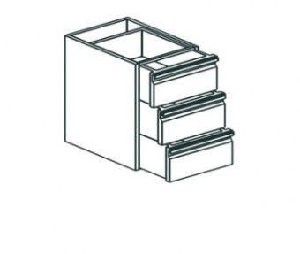 Комплект ящиков для столов производственных Apach Chef Line L3Dr48 – купить по цене завода