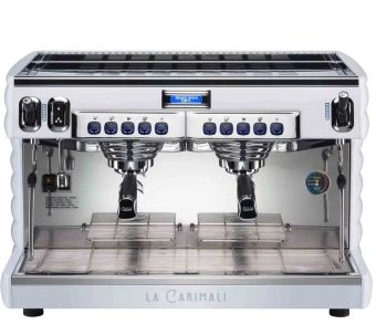 Кофемашина-автомат Carimali bubble e2 2 высокие группы, экономайзер, белая (bu-e2-h-02_w) – купить в Ижевске по цене завода