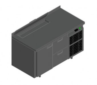 Стол для салатов Hicold Sl2-12Gn (1/6) с крышк. (+2/+10) – купить по цене завода