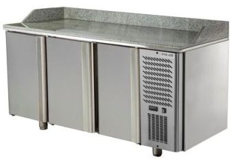 Стол для пиццы c 3 дверьми Polair TM3pizza-G – купить по цене завода