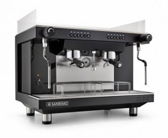 Кофемашина Sanremo Zoe SED (автомат) 2 высокие гр. чёрная – купить по цене завода