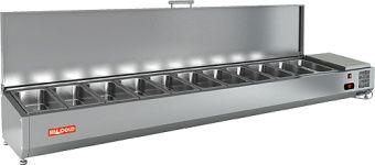 Витрина Vrtu 2280 для стола Hicold Pz3 – купить по цене завода