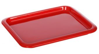 Гастроемкость керамическая Corone GN 1/2 330х268х20 мм красная [LQ-QK15076-186C] – купить по цене завода