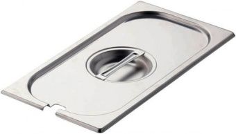 Крышка к гастроемкости Hurakan Gd-P 1/6 с отверстием для ложки – купить в Ижевске по цене завода
