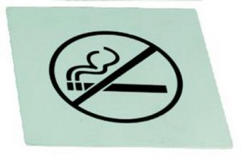 Табличка "No Smoking" S555 – купить в Ижевске по цене завода