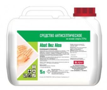 Средство антисептическое Abat Dez Alco (5л) арт.12000137190 для рук (антисептик для рук) – купить по цене завода