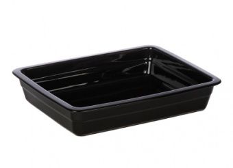 Гастроемкость керамическая Corone GN 1/2 326х265х60 мм черная [LQ-QK15029-K] – купить в Ижевске по цене завода