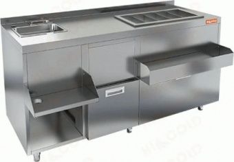 Барная станция Hicold НБМКС-15/5БПК с бортом – купить в Ижевске по цене завода