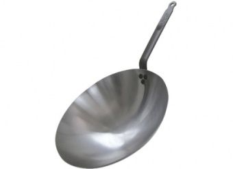 Сковорода "Wok" D 35,5СМ H8,5См, белая сталь "Carbone Plus" 5114.35 – купить в Ижевске по цене завода