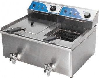 Фритюрница Kocateq BEF122V (2 ванны 13+13л) электрическая настольная – купить в Ижевске по цене завода