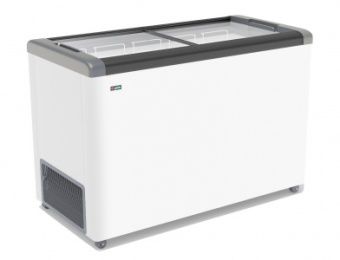 Ларь морозильный Frostor Gellar FG400C прямое стекло серый – купить по цене завода
