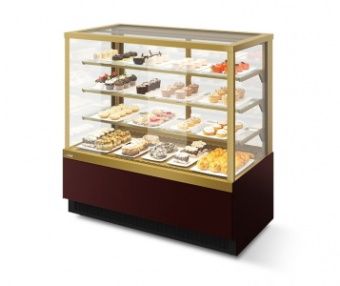 Витрина кондитерская Chilz Vete Kub Lux 130 шоколадля золотой глянец – купить по цене завода