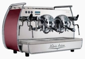 Кофемашина рожковая Victoria Arduino ADONIS нерж/красн, автом – купить по цене завода