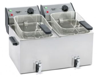 Фритюрница Roller Grill FD 80 DR (2х8л) электр. 7,2кВт с 2кранами для слива масла – купить в Ижевске по цене завода