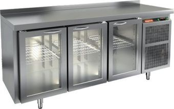 Стол с охлаждающим шкафом со стеклом Двер.Hicold Sng 111/Ht – купить в Ижевске по цене завода