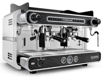 Кофемашина Sanremo Torino 2гр. 220В автомат, подсветка, белая – купить по цене завода